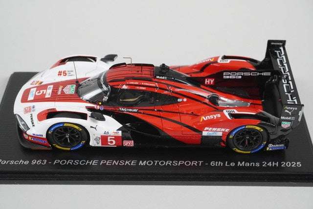 1:43 Spark S9257 Porsche 963 Penske Motorsport Le Mans 6th 24H 2025 #5