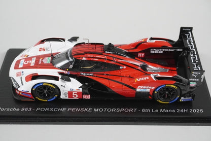 1:43 Spark S9257 Porsche 963 Penske Motorsport Le Mans 6th 24H 2025 #5