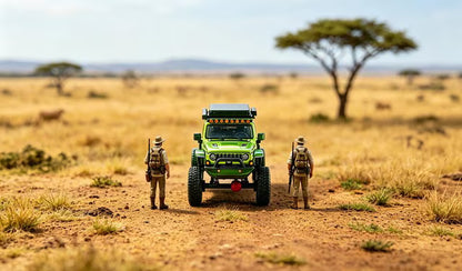 [ Pre-order ] KS-102-648 GCD Gaincorp Products 1:64 Jeep Wrangler Apple Green (LHD)