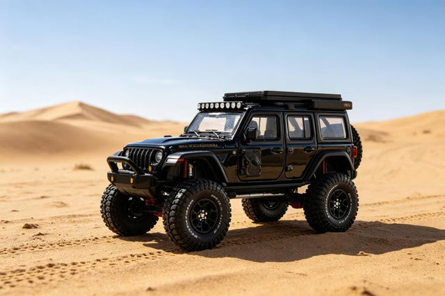 [ Pre-order ] KS-102-649 GCD Gaincorp Products 1:64 Jeep Wrangler Black (LHD)