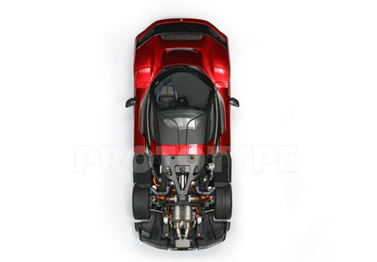 [ Pre-order ] HE180054HP BBR 1:18 Ferrari F80 Full-Open, Rosso, Supercar Wheels, Carbon/Silver, Polyfoam Packaging