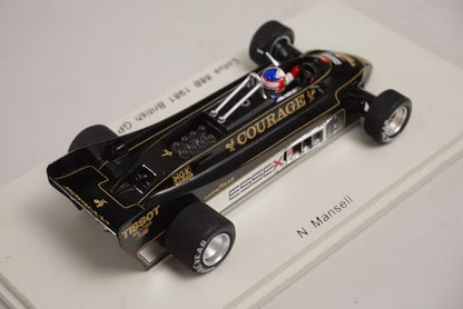 1:43 Spark LOT-SPK-88GBR Lotus 88B F1 British GP 1981 #12 N. Mansell