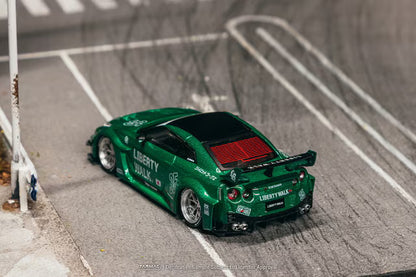 [ Pre-order ] T64-105-EG Tarmac Works 1:64 Nissan LB-Silhouette WORKS GT NISSAN 35GT-RR Emerald Green