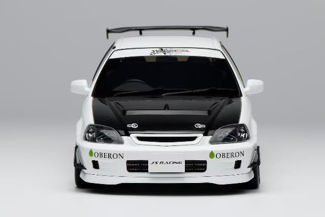[ Pre-order ] M85013 MOTORHELIX 1:18 Honda Civic Type R (EK9) J's Racing Livery