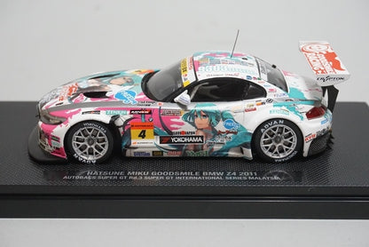 1:43 EBBRO Hatsune Miku Good Smile BMW Z4 Super GT 2011 #4 model car