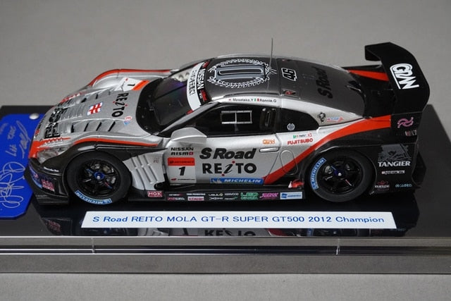 1:43 EBBRO 44897 S Road REITO MOLA GT-R Champion Super GT500 2012 #1 model car