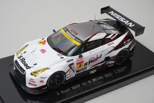 1:43 EBBRO 44746 S-Road NDDP GT-R Super GT300 2012 #3 Yuhi Sekiguchi Katsumasa Chiyo model car
