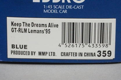 1:43 EBBRO 43359 KeepThe Dreams Alive NISMO GT-R LM 24h 1995 #22 model car