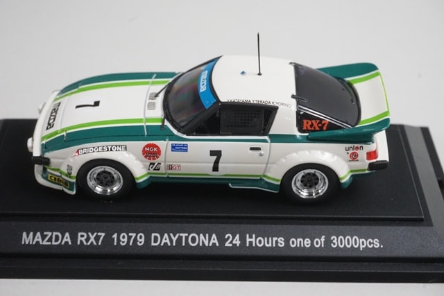 1:43 EBBRO 43238 Mazda Savanna RX-7 Daytona 24H Racing 1979 #7 model car