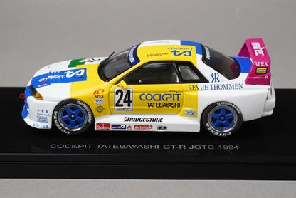 1:43 EBBRO 44574 Nissan Cockpit Tatebayashi GT-R JGTC 1994 #24 model car
