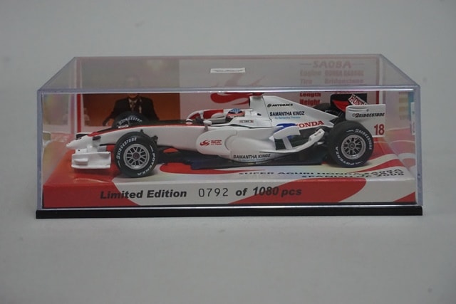 1:43 MINICHAMPS Racing Gear Super Aguri Honda SA08A Spanish GP 2008 #18 Takuma Sato