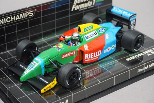 1:43 MINICHAMPS 400900019 Benetton Ford B190 A. Nannini 1990 #19