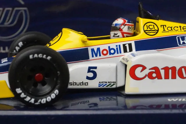 1:43 MINICHAMPS 400850005 Williams Honda FW10 Brands Hatch Winner 1985 #5 N.Mansell