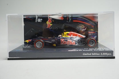 1:43 MINICHAMPS 413110401 Red Bull Racing RB7 Monaco GP 2011 #1 model car