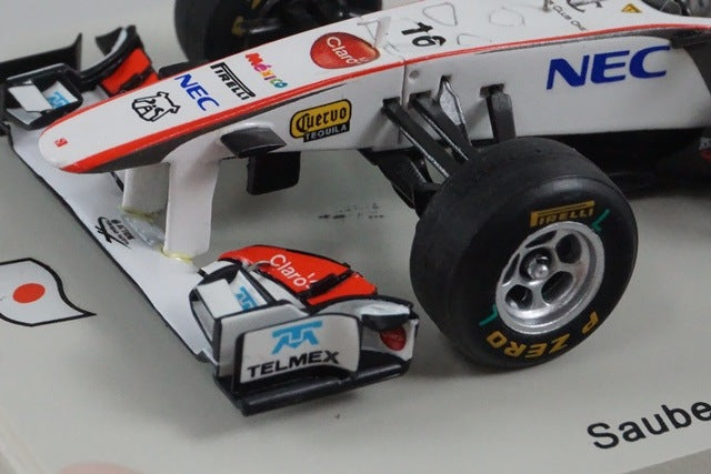 1:43 SPARK SJ005 Sauber C30 Ferrari Monaco GP 2011 #16 model car