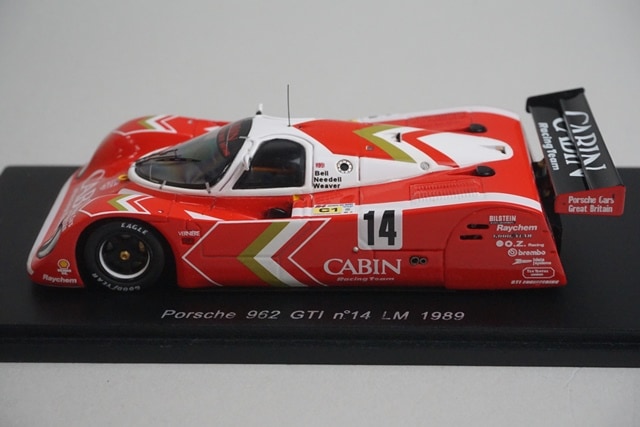 1:43 SPARK KBS042 Porsche 962 GTI LM Le Mans 1989 #14 CABIN
