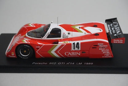 1:43 SPARK KBS042 Porsche 962 GTI LM Le Mans 1989 #14 CABIN