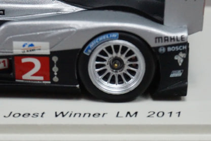 1:43 SPARK 43LM11 Audi R18 TDI Audi Sport Team Joest Le Mans Win 2011 #2