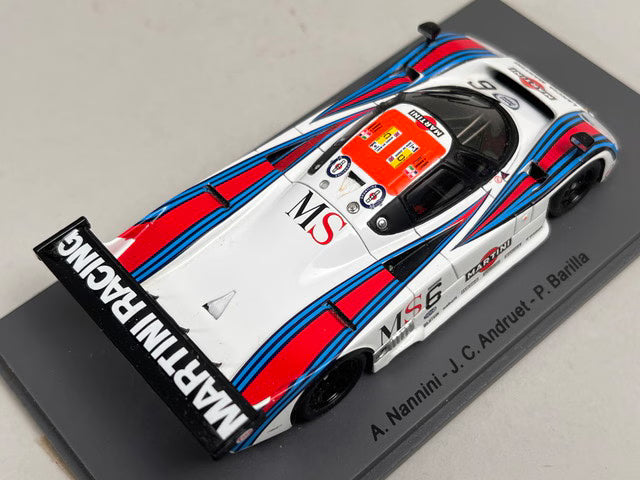 1:43 SPARK S0652 Lancia LC2 Le Mans 24H 1983 #6 Martini A. Nannini / J.C. Andrew / P. Barilla