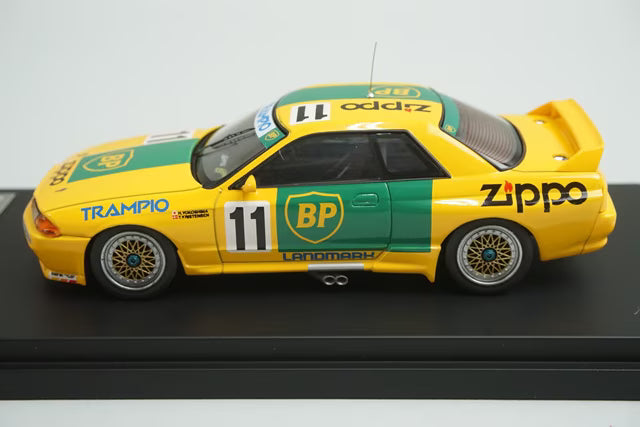 1:43 HPI 8077 Nissan Skyline BP Oil TRAMPIO GT-R JTC 1993 #11 TRAMPIO model car
