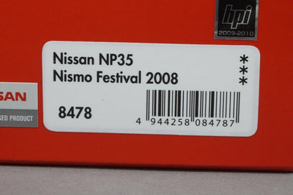 1:43 HPI 8478 Mirage Nissan NP35 Nismo Festival 2008 #23