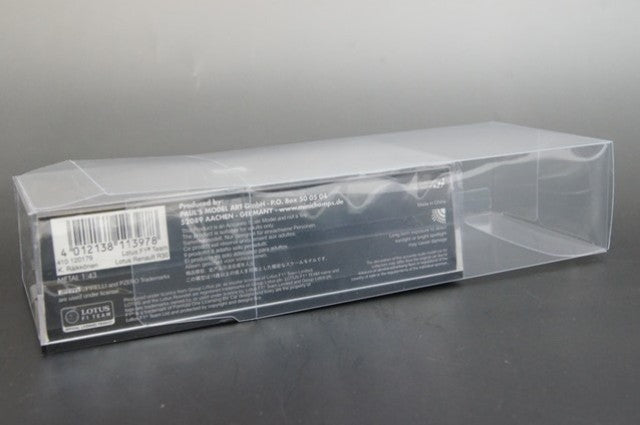 MINICHAMPS 1:43 F1 long PROTECTIVE CLEAR CASE 145 x 75 x 43mm