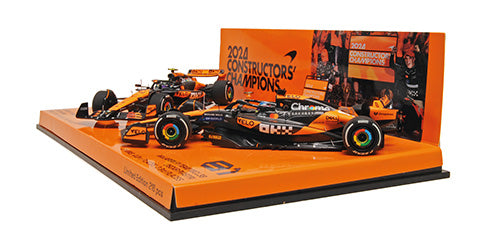 [ Back-order ] MINICHAMPS 532240481 1:43 McLaren Norris Piastree Abudhabi 2024 Set model car