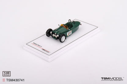 [ Back-order ] TSM TSM430741 1:43 Morgan Super 3 Jet Green model car