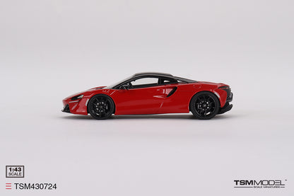 [ Back-order ] TSM TSM430724 1:43 McLaren Artura Vermilion Red model car