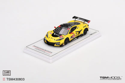 [ Back-order ] TSM TSM430803 1:43 Chevrolet Corvette Z06 GT3.R IMSA 24 Hours of Daytona 2024 #4 model car