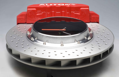 [ Back-order ] AUTOart 41001 Brake disk clock 8-pot red caliper 38cm x 3.5cm