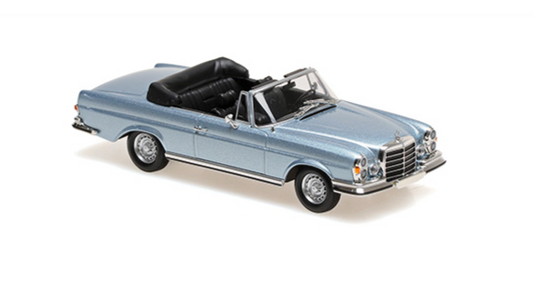 [ Back-order ] MINICHAMPS 940038131 1:43 M-Benz 280SE 3.5 Cabriolet 1970 Blue model car