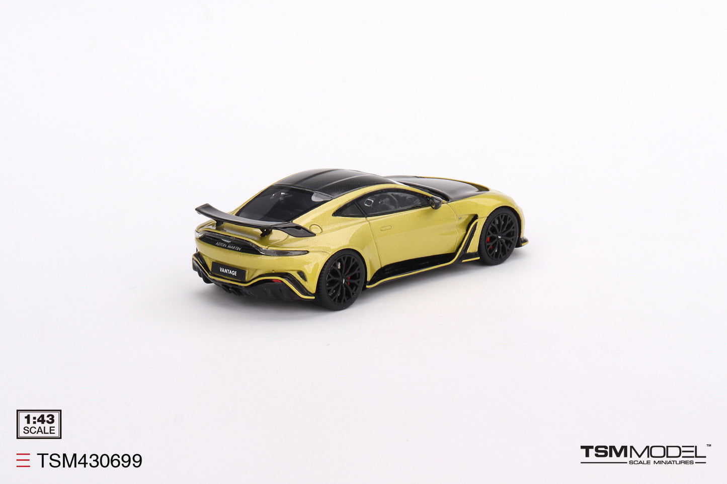 [ Back-order ] TSM TSM430699 1:43 Aston Martin V12 Vantage Cosmopolitan Yellow model car