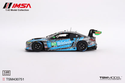 [ Back-order ] TSM TSM430751 1:43 BMW M4 GT3 IMSA Laguna Seca GTD 2023 #97 Turner Motorsport model car