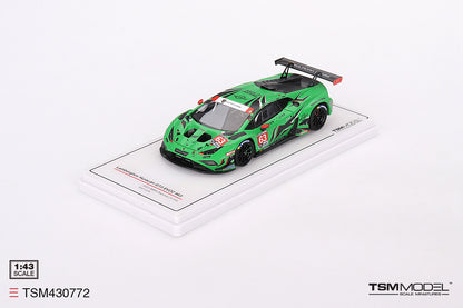 [ Back-order ] TSM TSM430772 1:43 Lamborghini Huracan GT3 EVO2 IMSA Daytona 2023 #63 Iron Lynx model car