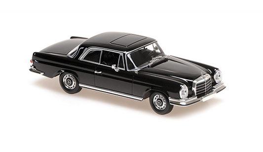 [ Back-order ] MINICHAMPS 940038121 1:43 M-Benz 280SE 3.5 Coupe 1970 Black model car