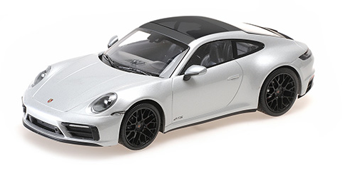 [ Back-order ] MINICHAMPS 155063104 1:18 Porsche 911 Carrera 4 GTS 2020 Silver model car