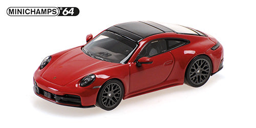 [ Back-order ] MINICHAMPS 640064025 1:64 Porsche 911 Carrera 2025 Carmine Red model car
