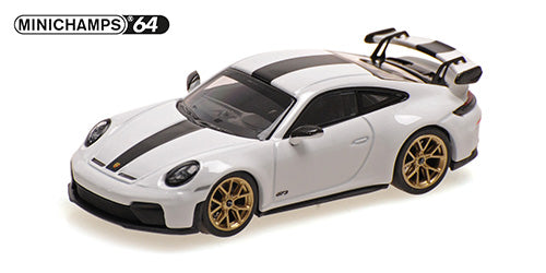 [ Back-order ] MINICHAMPS 640064221 1:64 Porsche 911 GT3 2025 White/WP model car