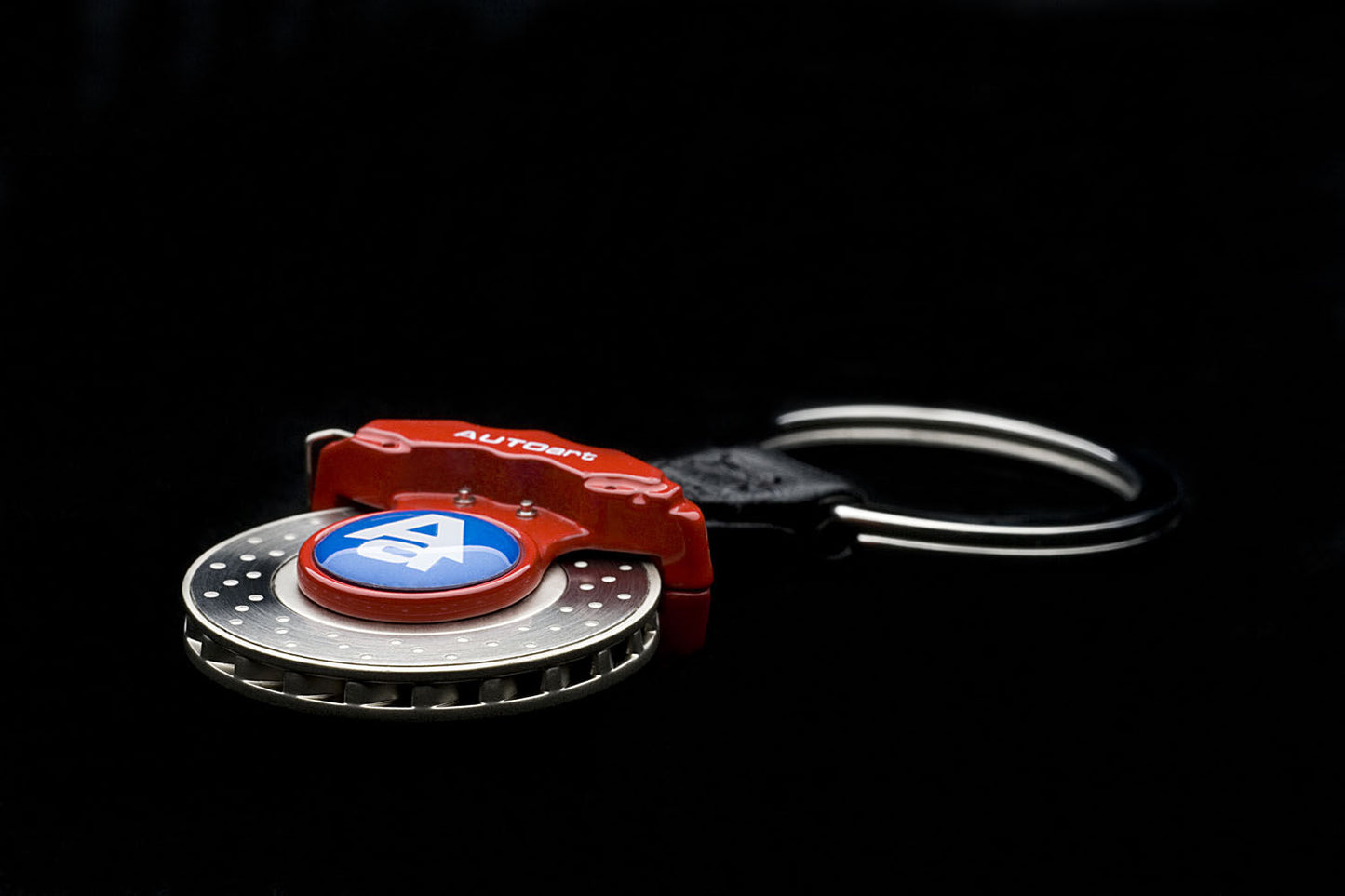 [Back-order] AUTOart 40091 Brake Disc Key Chain (6-POT/Red Caliper)