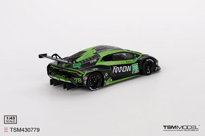 [ Back-order ] TSM TSM430779 1:43 Lamborghini Huracan GT3 EVO2 IMSA Daytona 2023 #78 Forte Racing model car