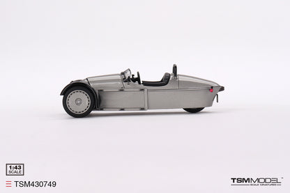 [ Back-order ] TSM TSM430749 1:43 Morgan Super 3 Rhodium Silver model car