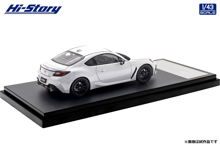 [ Back-order ] Hi-Story HS563WH 1:43 Toyota GR86 RZ 2025 Crystal White Pearl Diecast model car