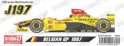 [ Back-order ] Studio27 FK20342 1:20 J197 Belgian GP 1997 Multimedia Kit