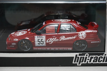 1:43 HPI 8124 Alfa Romeo 155 TS Silverstone BTCC G.Tarquini 1994 #55