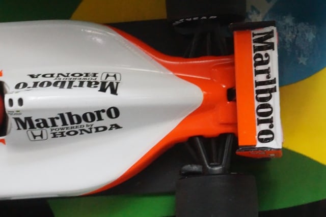 1:43 MINICHAMPS McLaren Honda MP4/6 V12 1991 #1 ASC No.5 Marlboro Spec model car