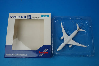 1:500 B787-9 UNITED N38950 528238 Herpa airplane model