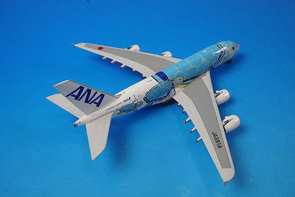1:400 A380-800 ANA FLYING HONU Lani Blue JA381A 04199 Phoenix airplane model