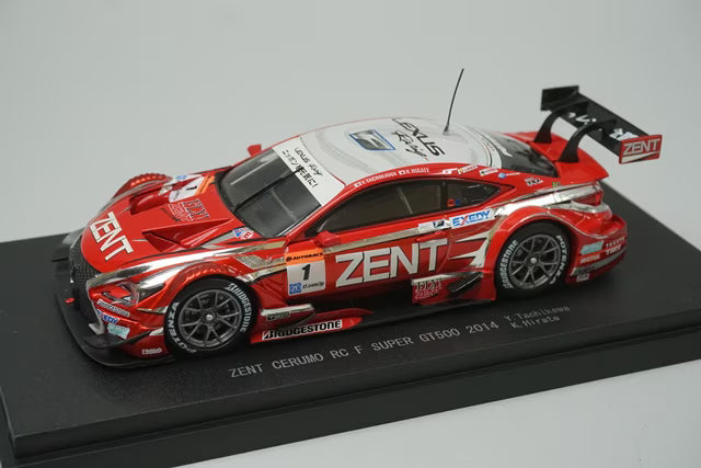 1:43 EBBRO 45066 ZENT Cerumo RC F Super GT500 2014 #1 model car