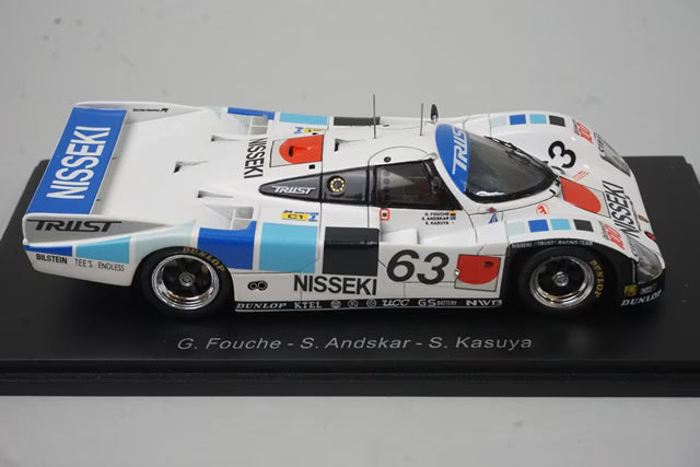1:43 SPARK KBS009 Porsche 962C LM Le Mans 1990 #63 NISSEKI